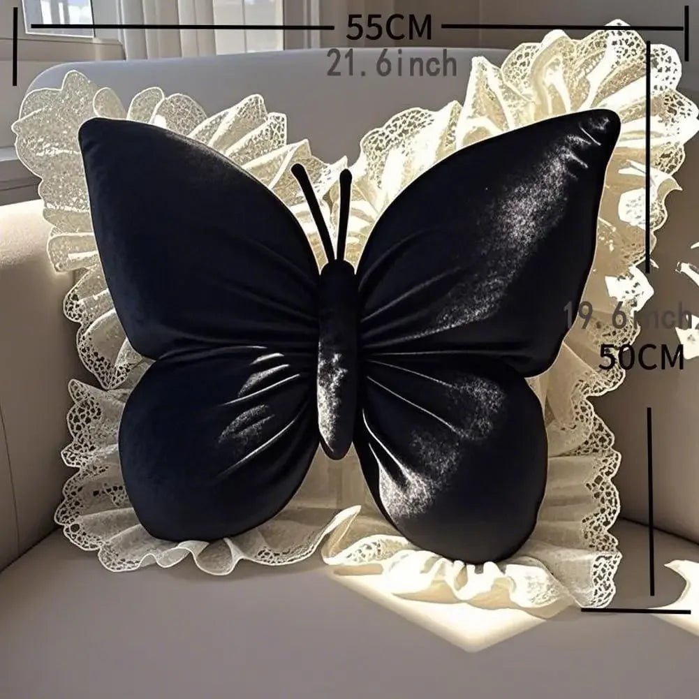 Schmetterlings - Bürokissen: Prinzessinnen - Design mit Schleife für Sofa & Schlafzimmer - ApolettaApoletta