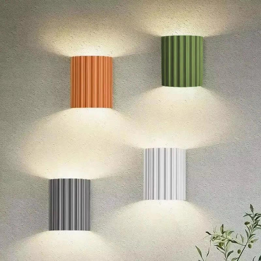 LED Wandleuchte aus Harz: Luxuriöse Dekoration für Wohnzimmer, Flur und Nachtlicht - ApolettaApoletta