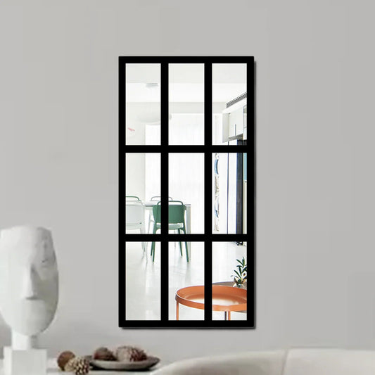 Minimalistischer Wandspiegel: Fenster - Imitation für Wohnzimmer, Bad - ApolettaApoletta