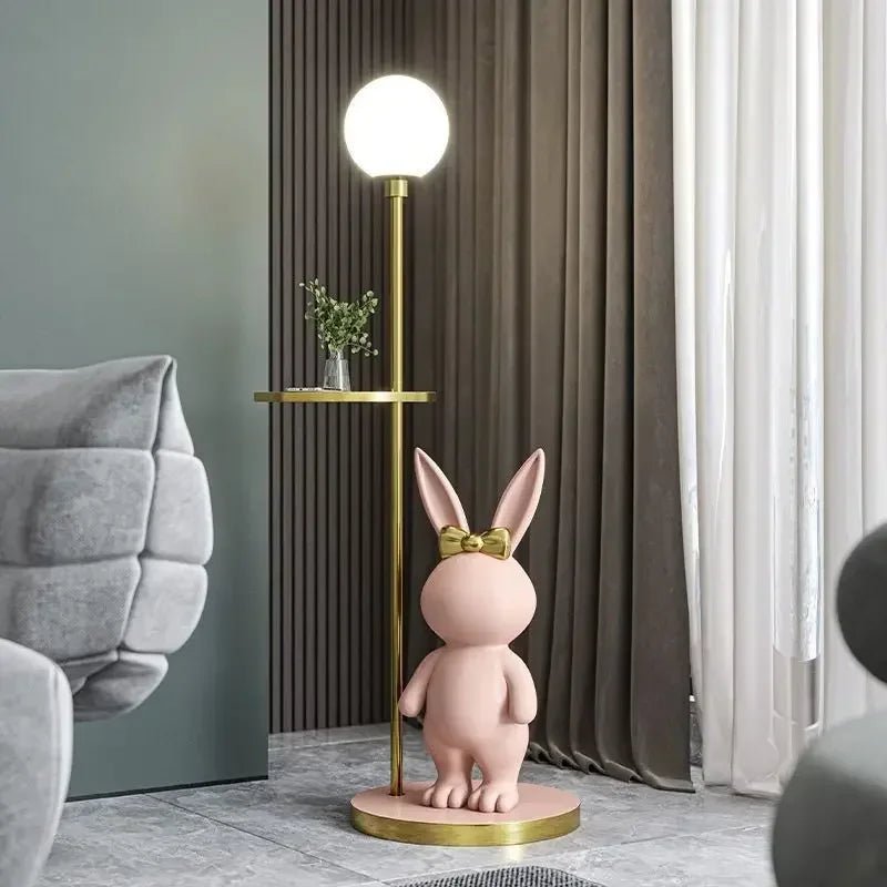 Kreative Stehlampe „Milchbonbon - Kaninchen“: LED - Leuchte für Mädchen - und Kinderzimmer - ApolettaApoletta