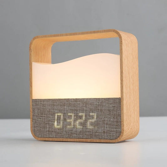 LED - Nachtlicht mit Uhr & Wecker - ApolettaApoletta