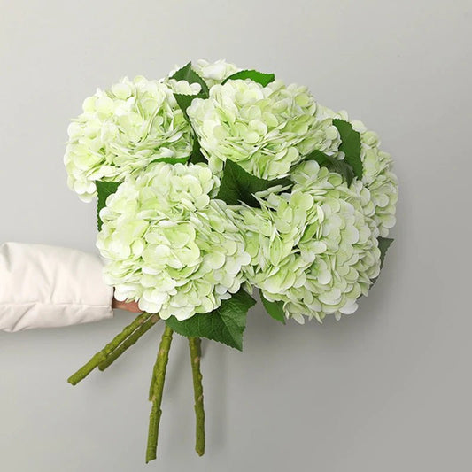 Real - Touch Hortensien: Künstliche 3D - Blumen aus Latex für Heim - & Hochzeitsdeko - ApolettaApoletta