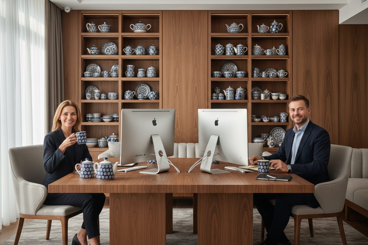 Biuro kontaktowe - kubki Bolesławiec