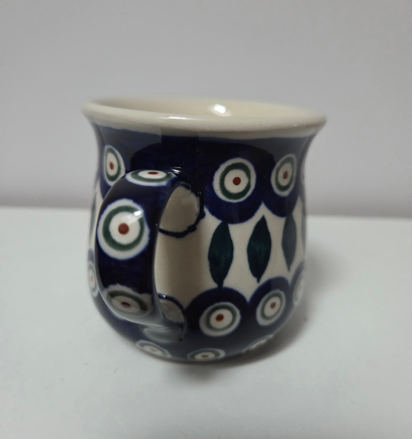 Bunzlauer Keramik Tasse / Henkelbecher (Klassik) - 250 ml - Ø 8,5 cm - Handarbeit