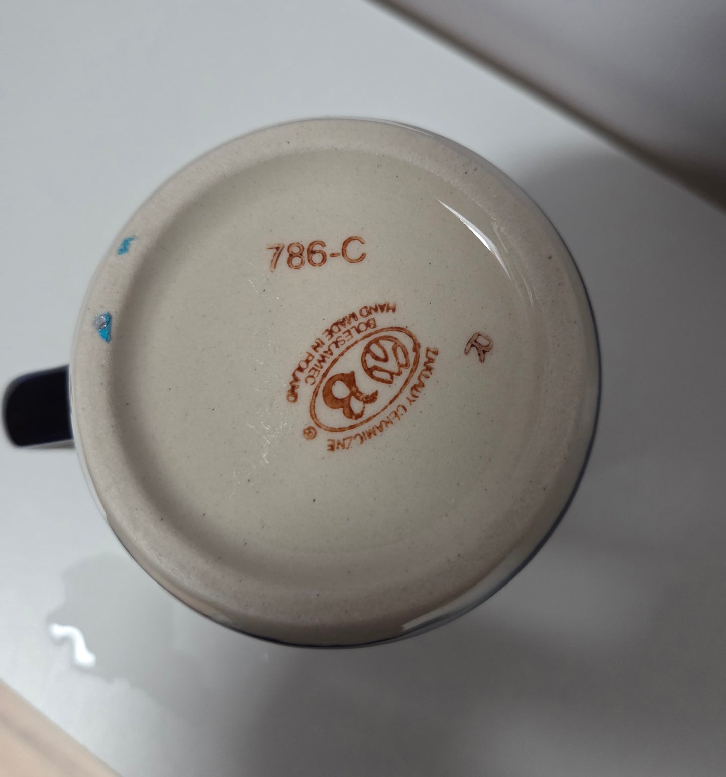 Bunzlauer Keramik Tasse / Kaffeebecher (Klein & Schlank) - 220 ml - Ø 7,5 cm - 786-C