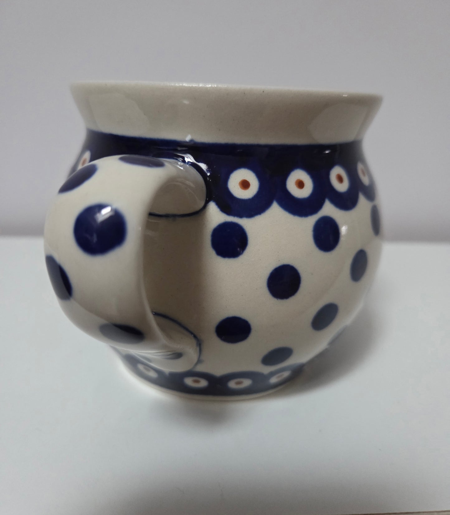 Bunzlauer Keramik Tasse "Glocke" (Bell) - 400 ml - Ø 10 cm - 104-C - Handarbeit