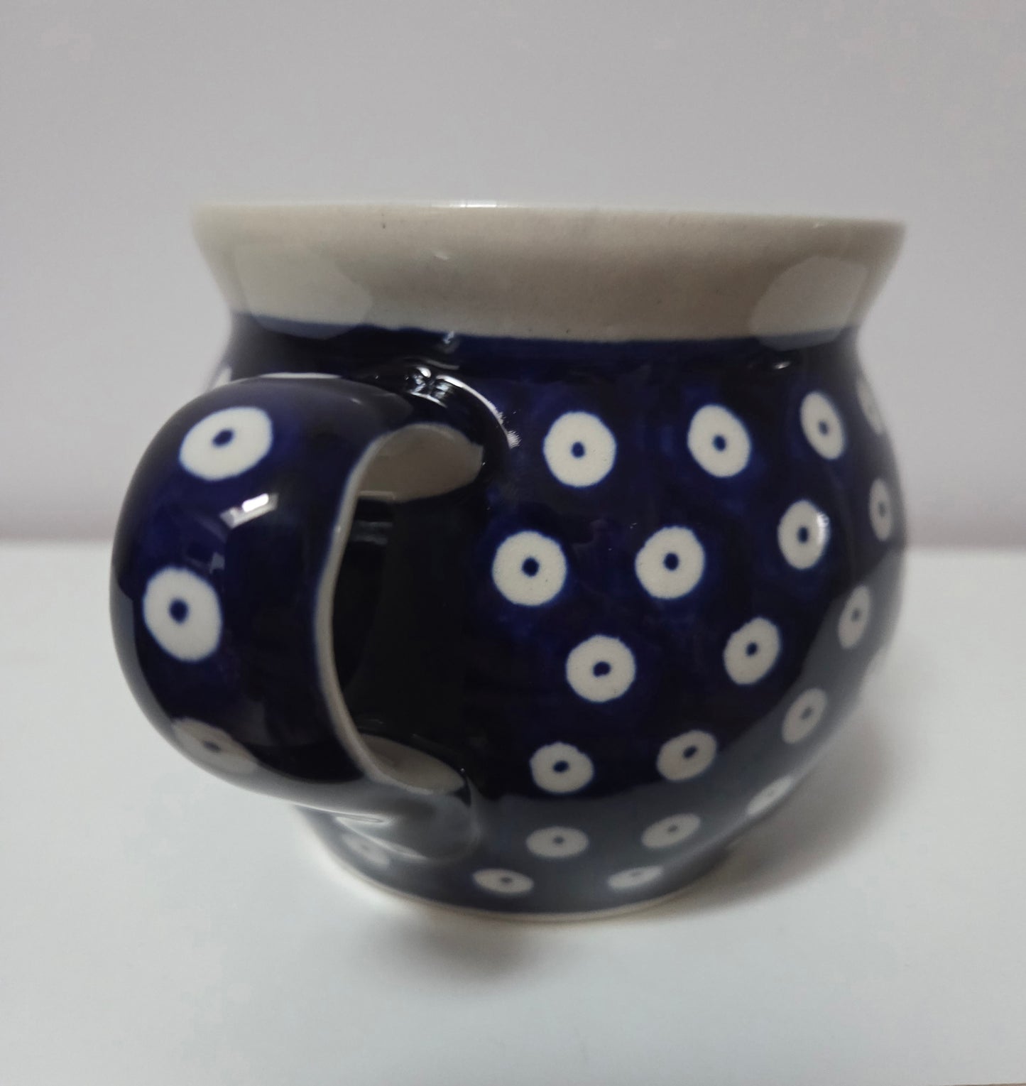 Bunzlauer Keramik Tasse "Glocke" (Bell) - 400 ml - Ø 10 cm - 529-C - Handarbeit