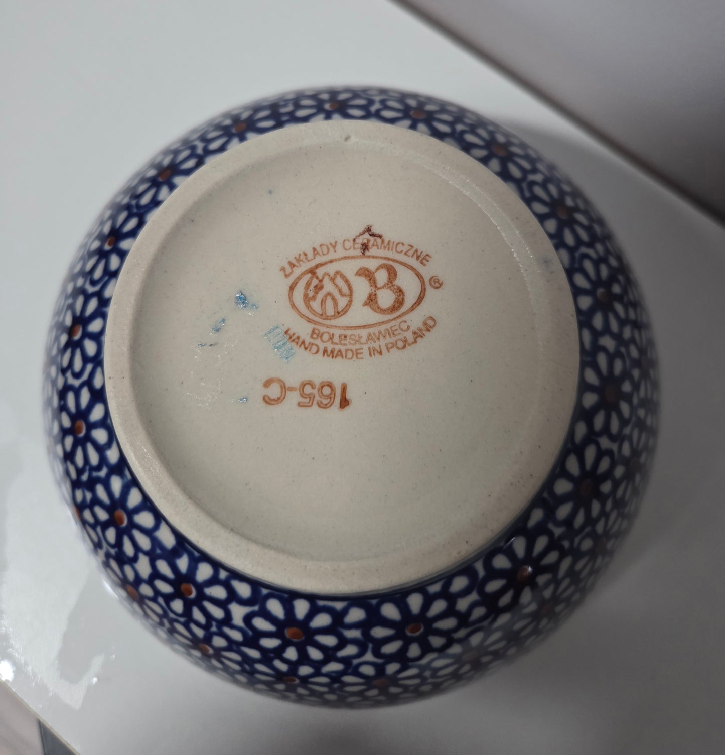 Bunzlauer Keramik Schale / Müslischale (Tief) - 500 ml - Ø 14 cm - Handarbeit