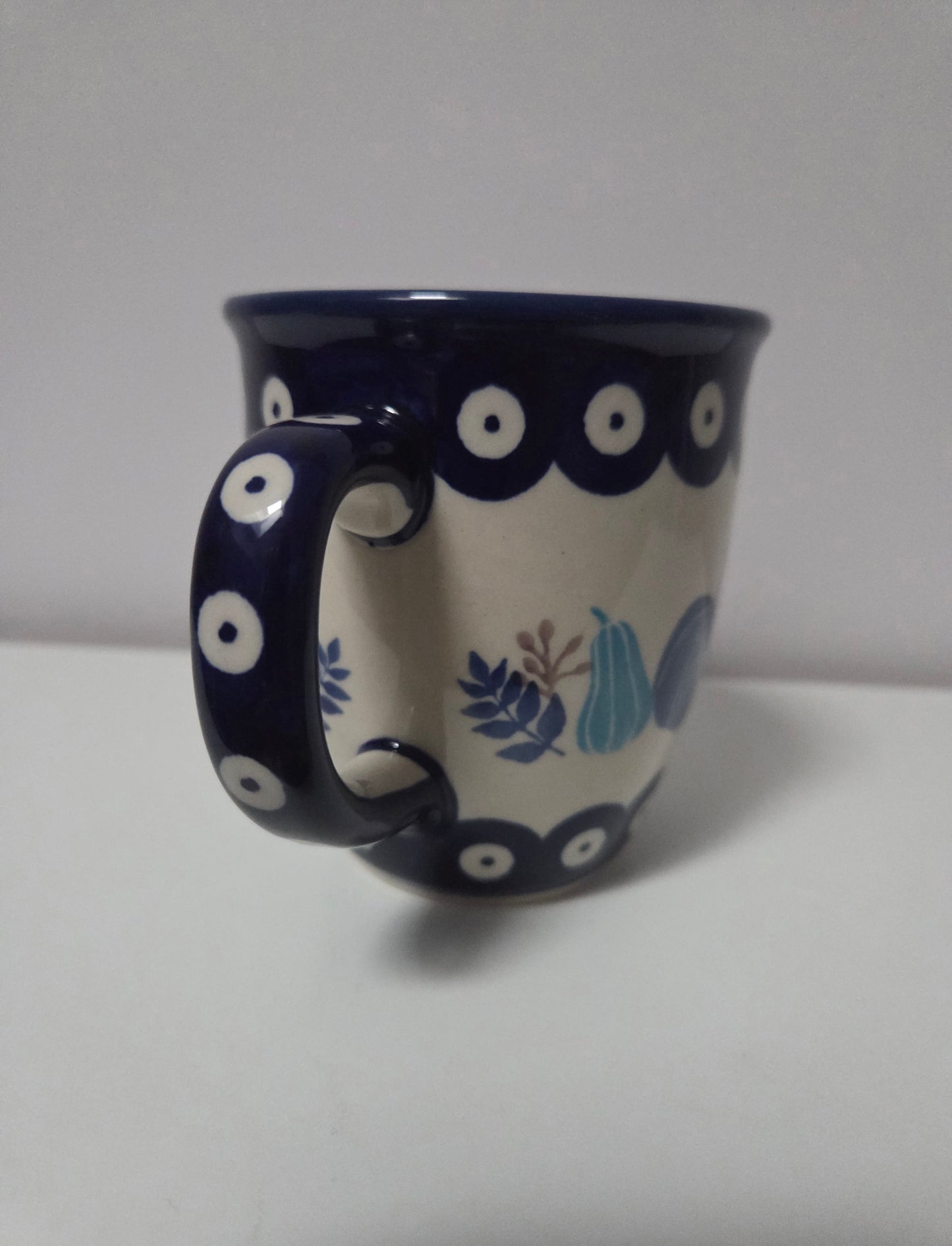 Bunzlauer Keramik Tasse / Henkelbecher - UNIKAT (Premium) - Höhe 10 cm 250 ml - Handarbeit