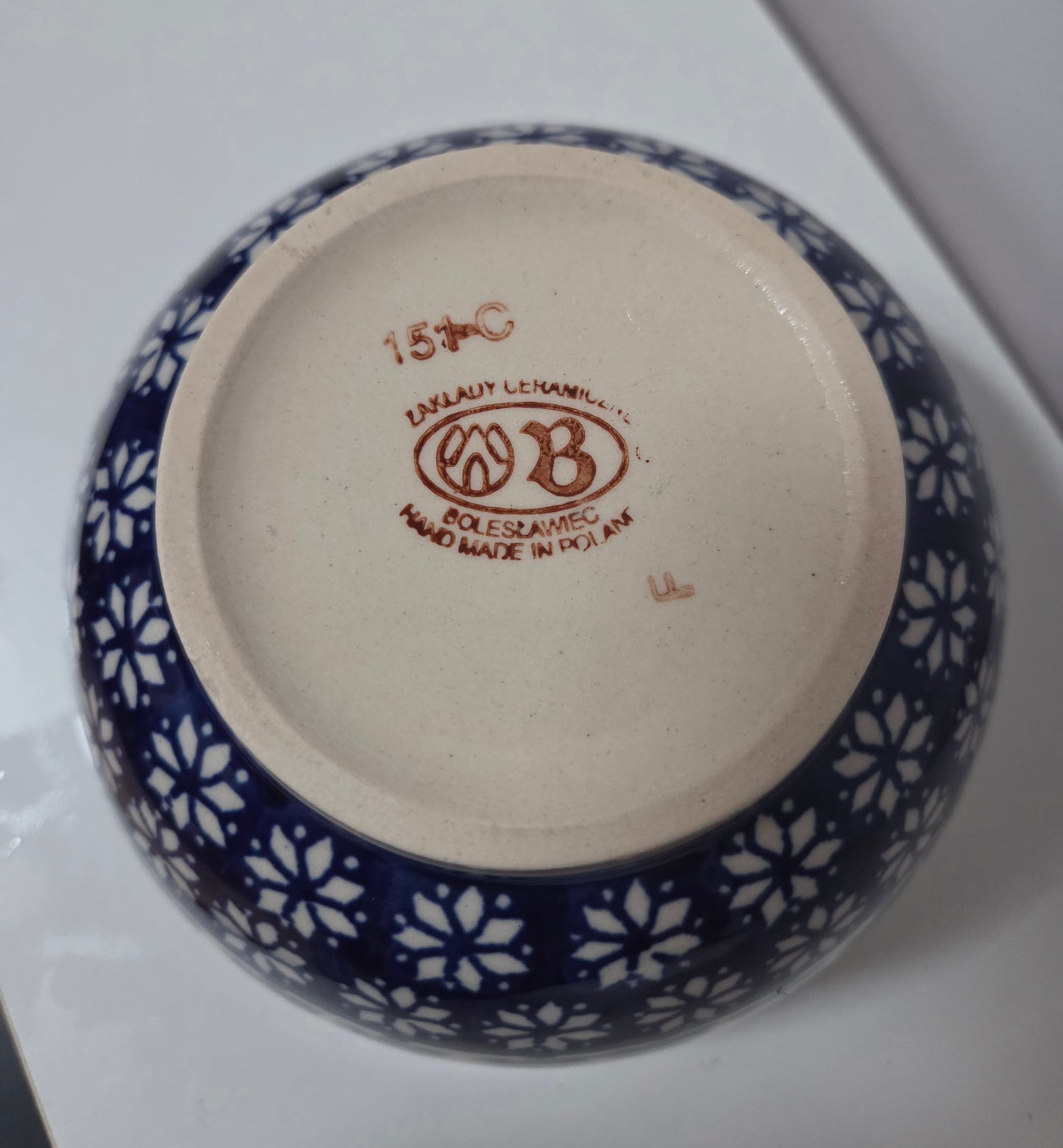 Bunzlauer Keramik Schale / Müslischale (Tief) - 500 ml - Ø 14 cm