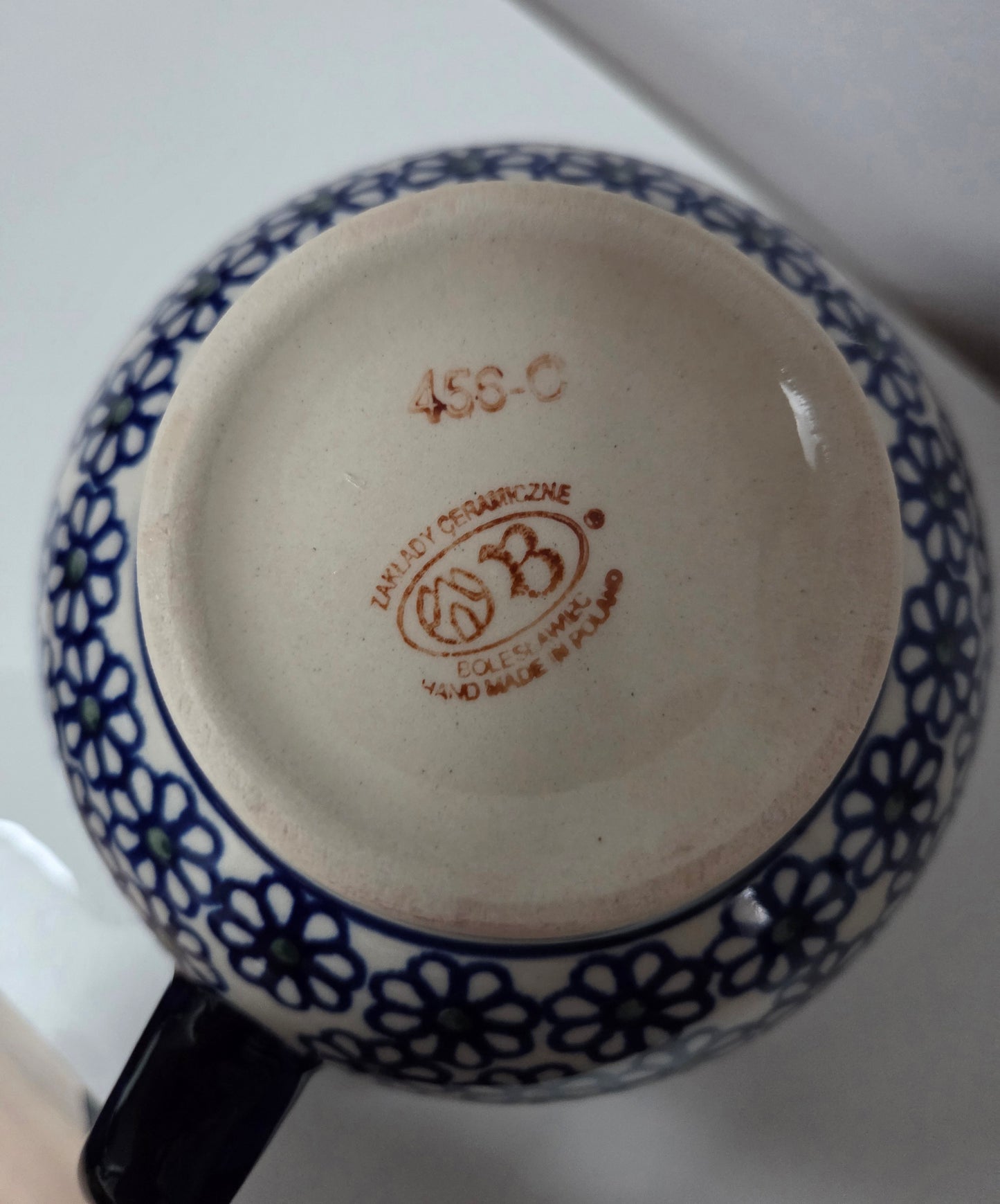 Bunzlauer Keramik XXL Jumbotasse / Suppentasse - 500 ml - Ø 12 cm